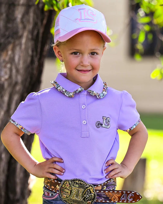 Toddler Cap - Pink & White