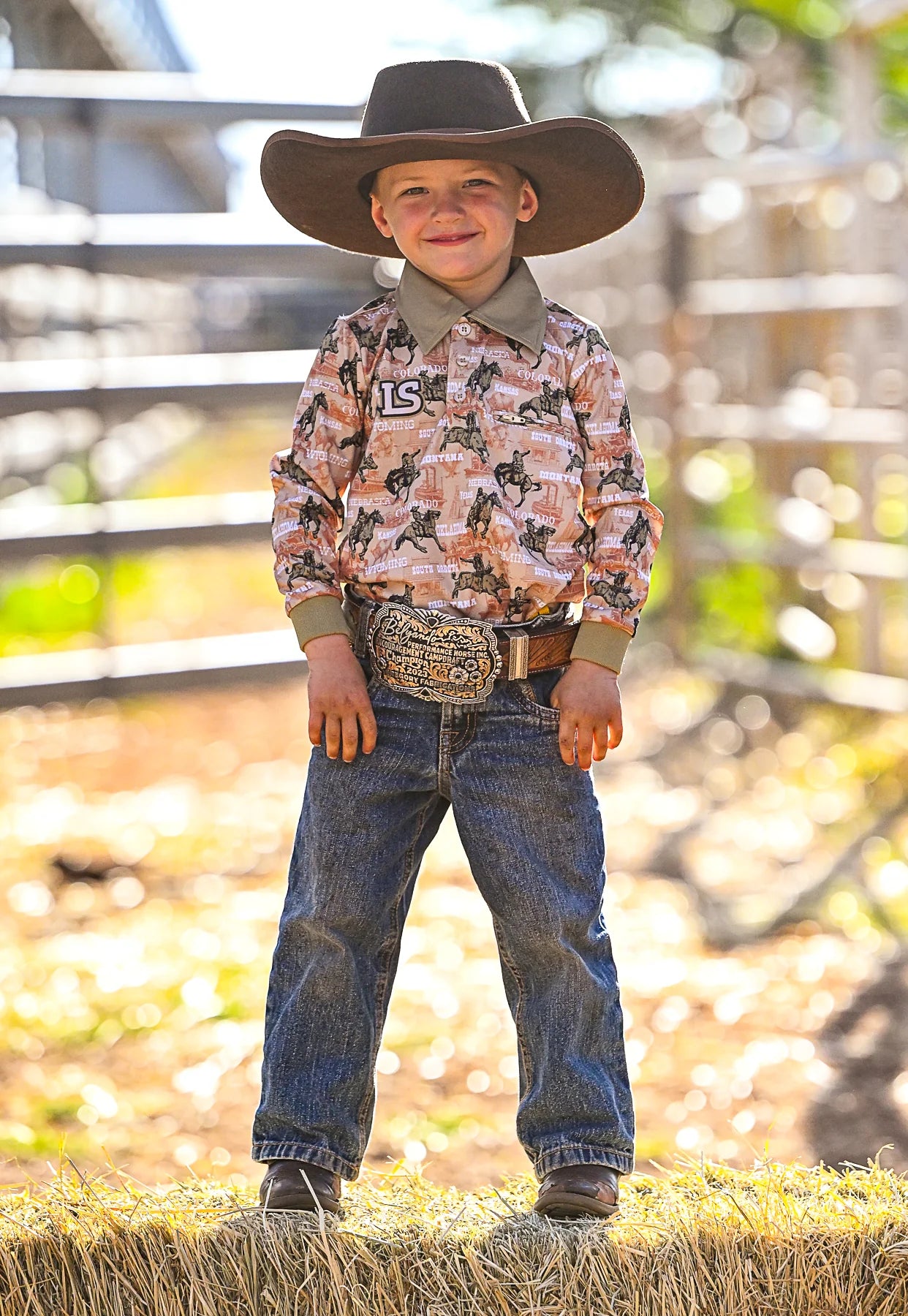 LS Sun Shirt - Boys - Rodeo