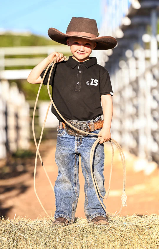 Boys Polo - Black