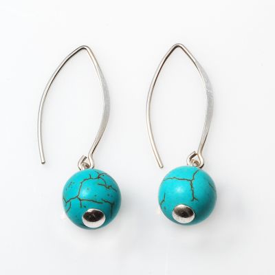 Mountain Creek Jewellery Stirling Silver & Turquoise Dangle