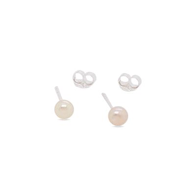 Mountain Creek Jewellery Earrings S/S 4mm Pearl Studs
