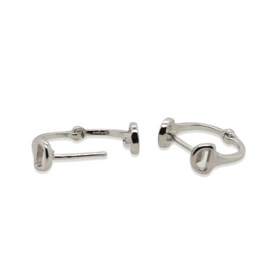 Mountain Creek Jewellery Earrings S/S Snaffle Bit Huggie