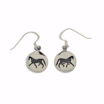 Mountain Creek Jewellery Sterling Silver Horse in Disk