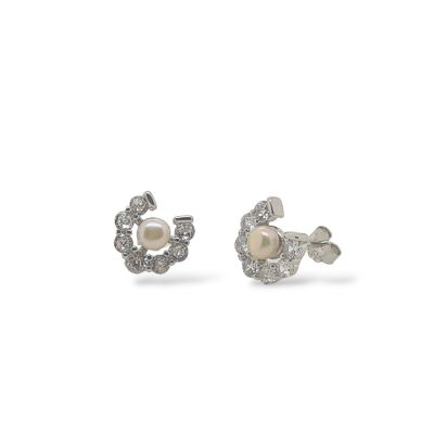 Mountain Creek Jewellery Earrings S/S C/Z & Pearl Studs