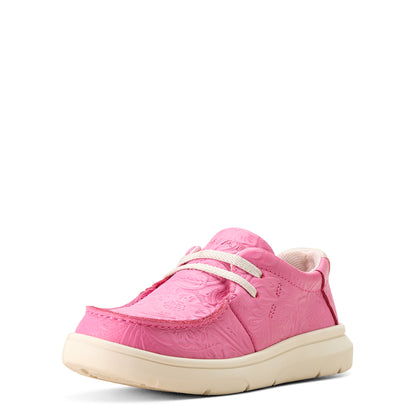 Ariat Kid's Hilo - Hot Pink Floral Emboss
