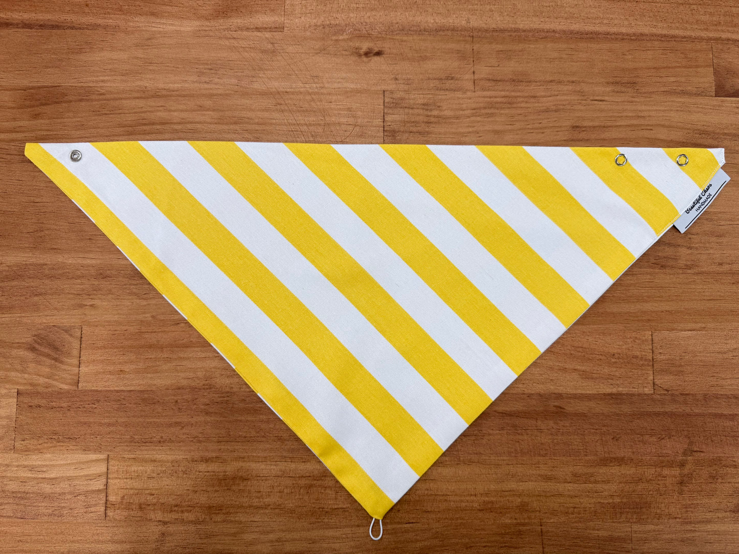 Neck Scarf - Striped Yellow