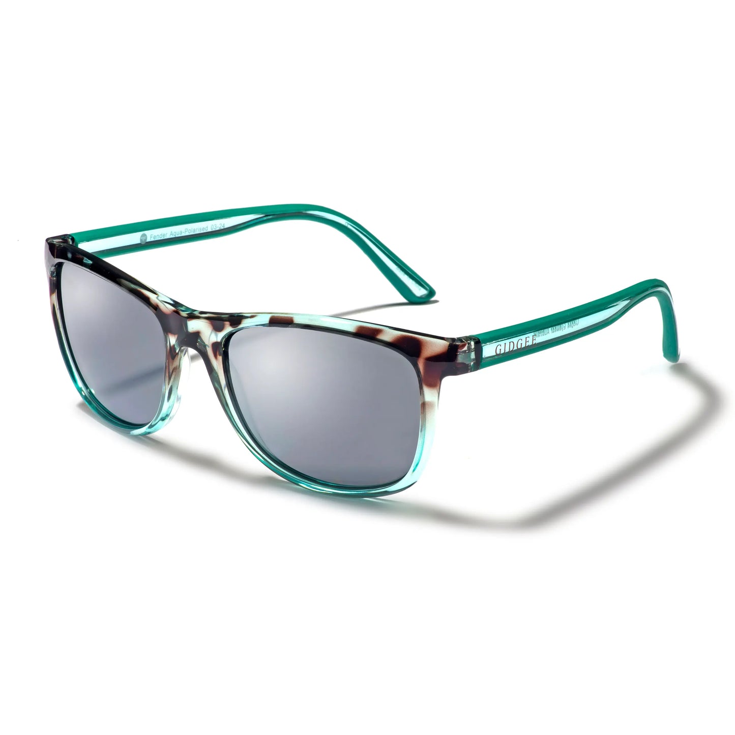 Gidgee Eyewear Fender Aqua Tort