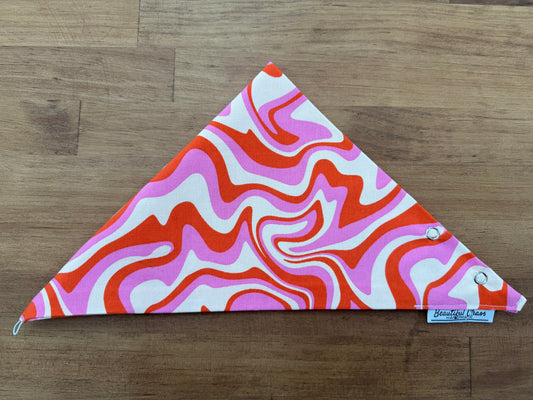 Neck Scarf - Retro Waves