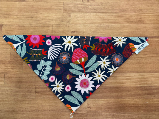 Neck Scarf - Natives on Navy