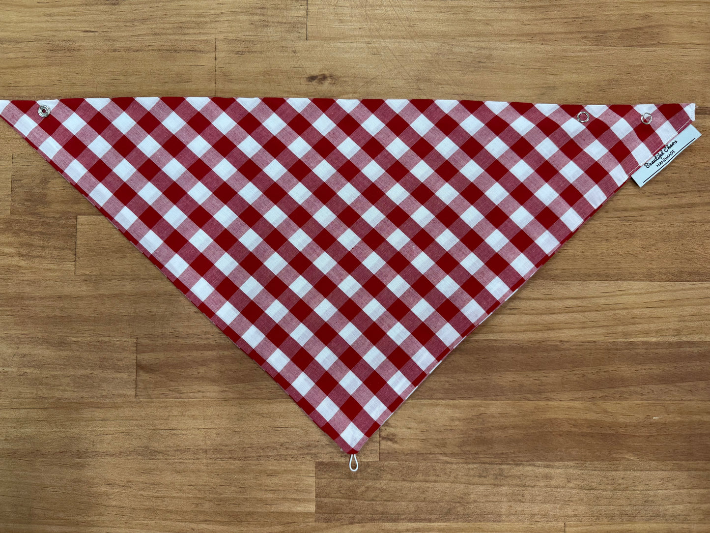 Neck Scarf - Red Gingham