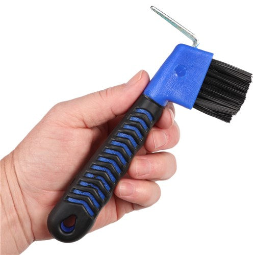 Soft-Grip Deluxe Hoof Pick with Brush