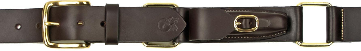 Station Brown Buckle Pouch Belt