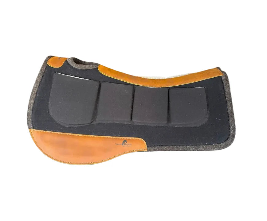 Contoured Multi Pocket Shim Saddle Pad