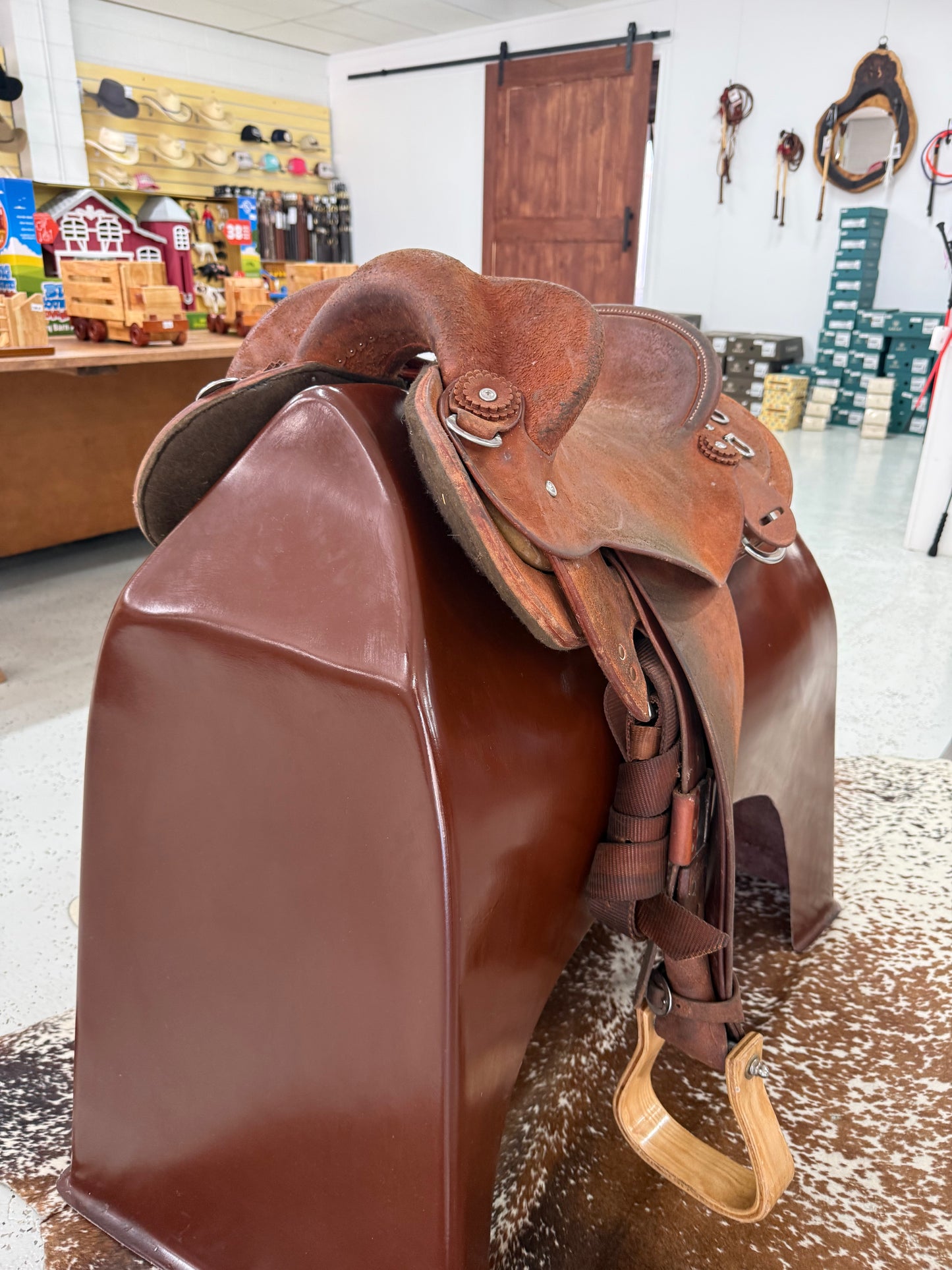 Te Able Western Stock Saddle