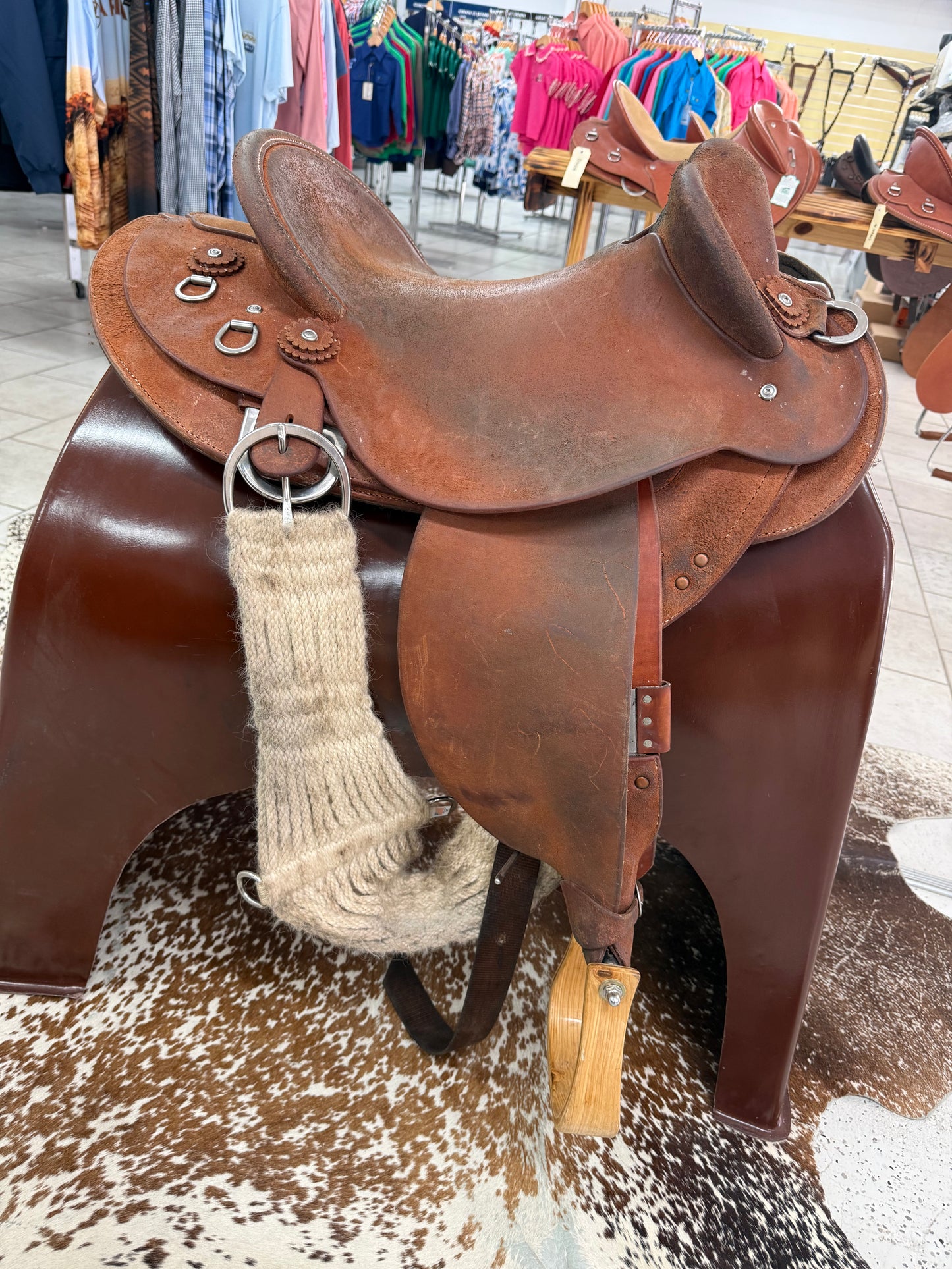 Te Able Western Stock Saddle