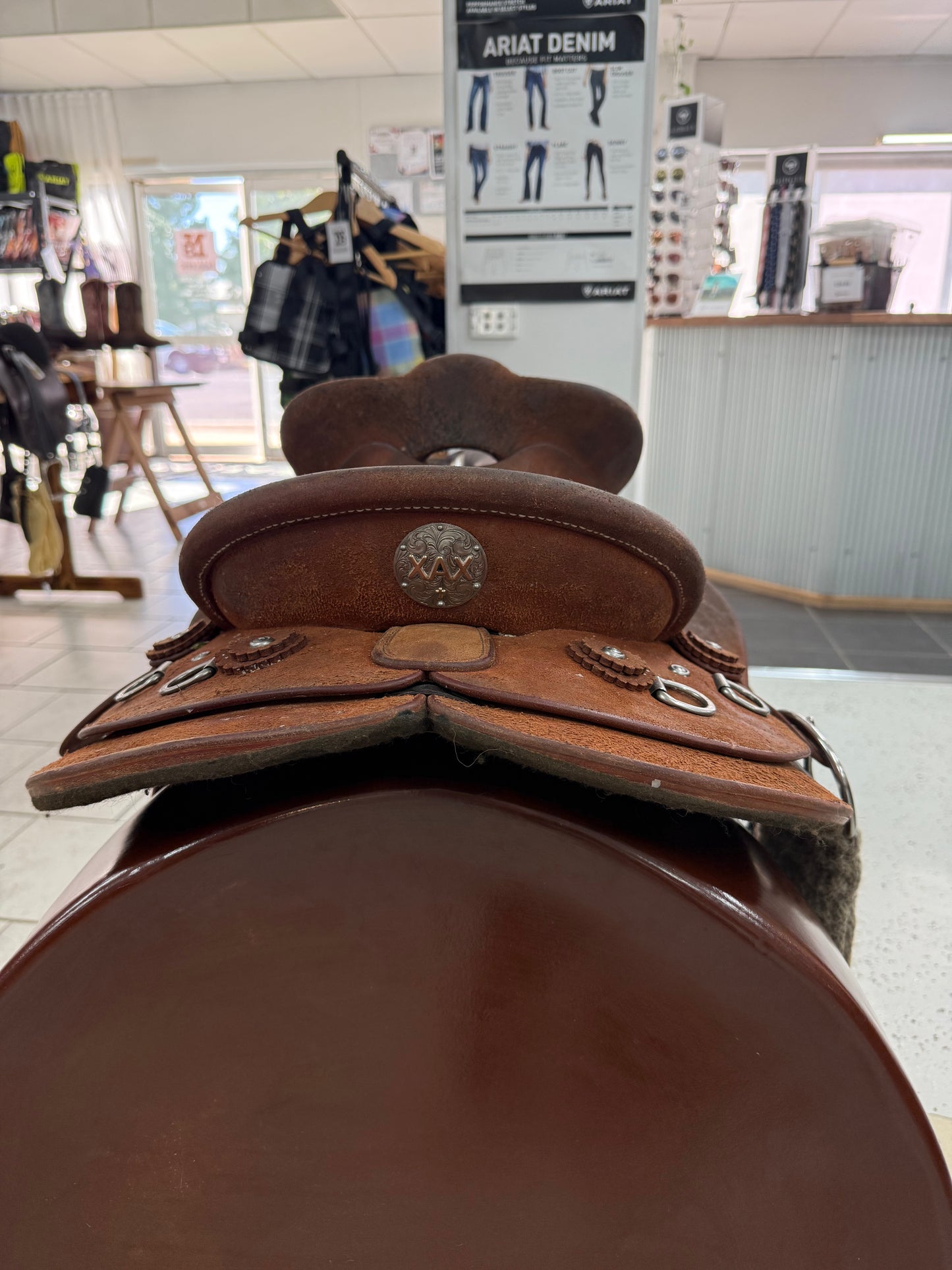 Te Able Western Stock Saddle
