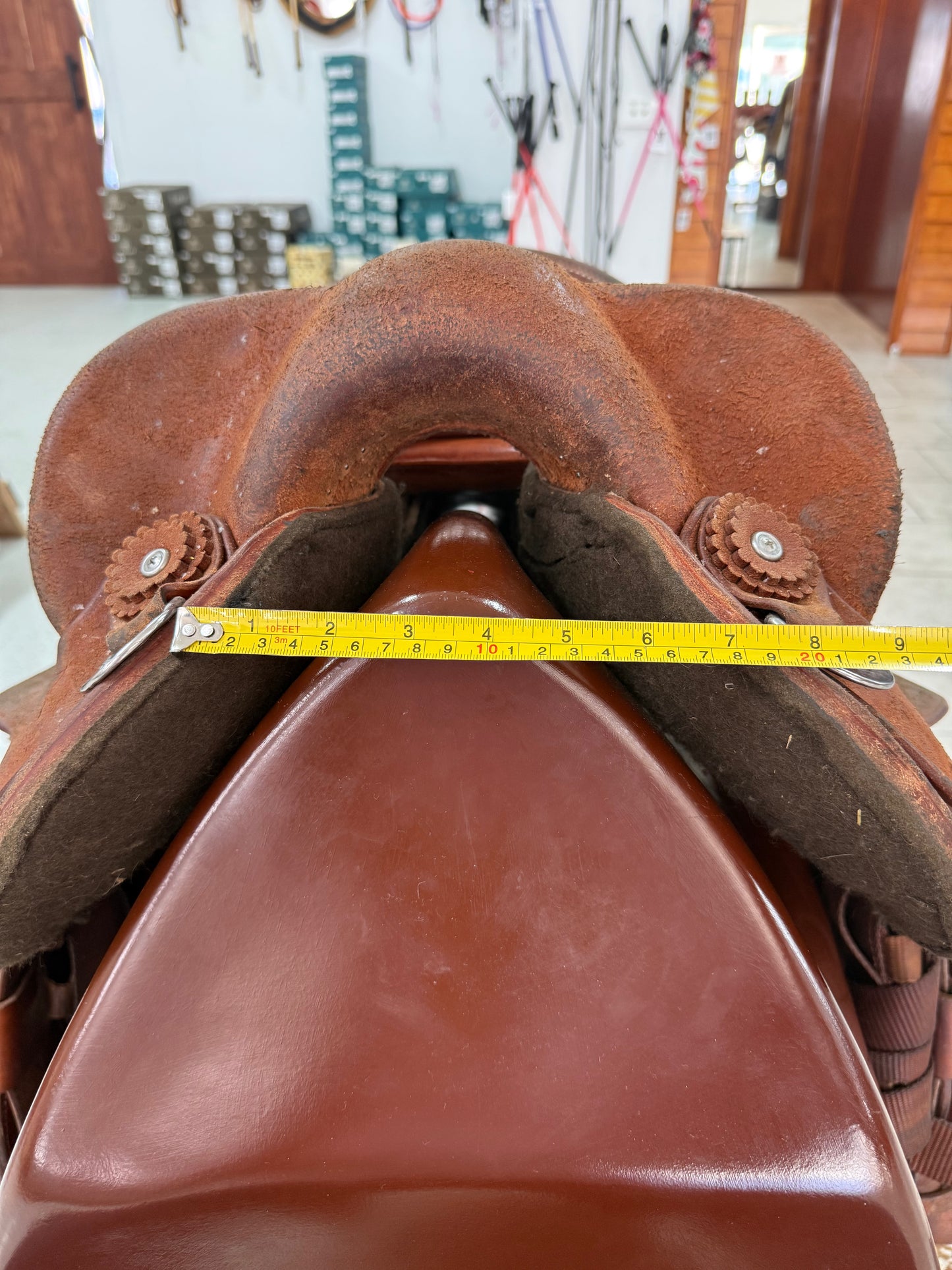 Te Able Western Stock Saddle
