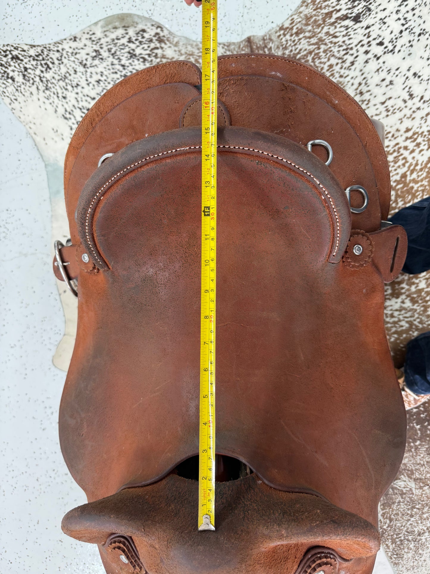 Te Able Western Stock Saddle
