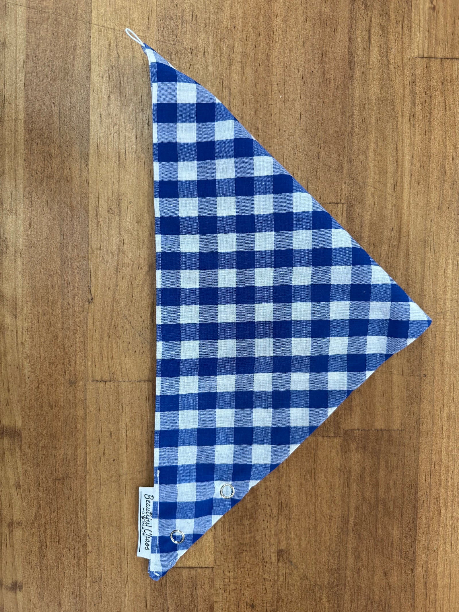 Neck Scarf - Blue Gingham
