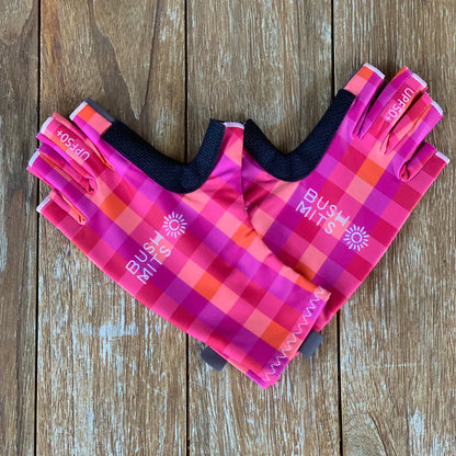 Bush Mits Gloves - Golden Hour Gingham