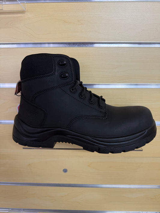 Ian Lace Up Safety Boot - Black