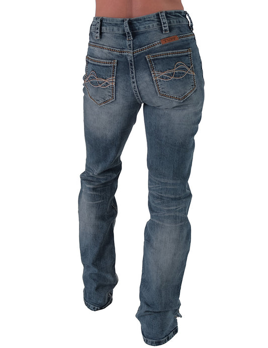 Cowgirl Tuff Ladies Jeans - DFMI Faded