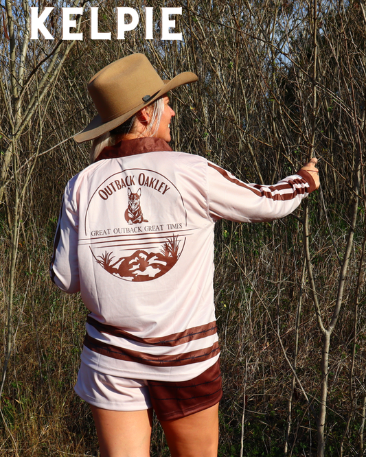 Outback Oakley Adults Fishing Shirt - Kelpie