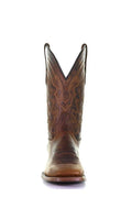 Circle G Men's Boot - Wide Sq Toe - Brown