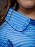 Chinchilla Classic Kids Dress Shirt - Blue & White Stripes
