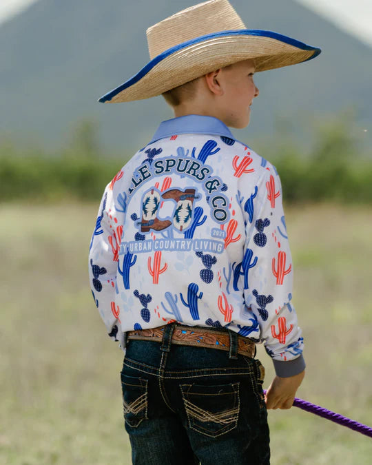 LS Sun Shirt - Boys - Cactus Sun