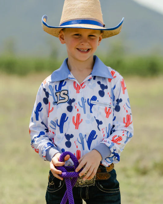 LS Sun Shirt - Boys - Cactus Sun
