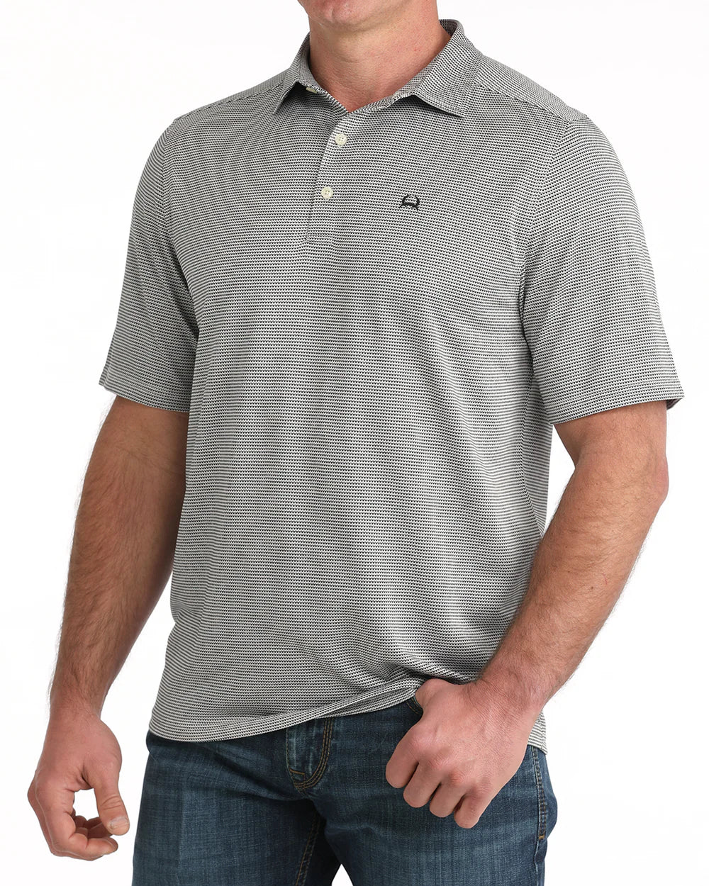 Cinch Mens Polo Shirt - Blue