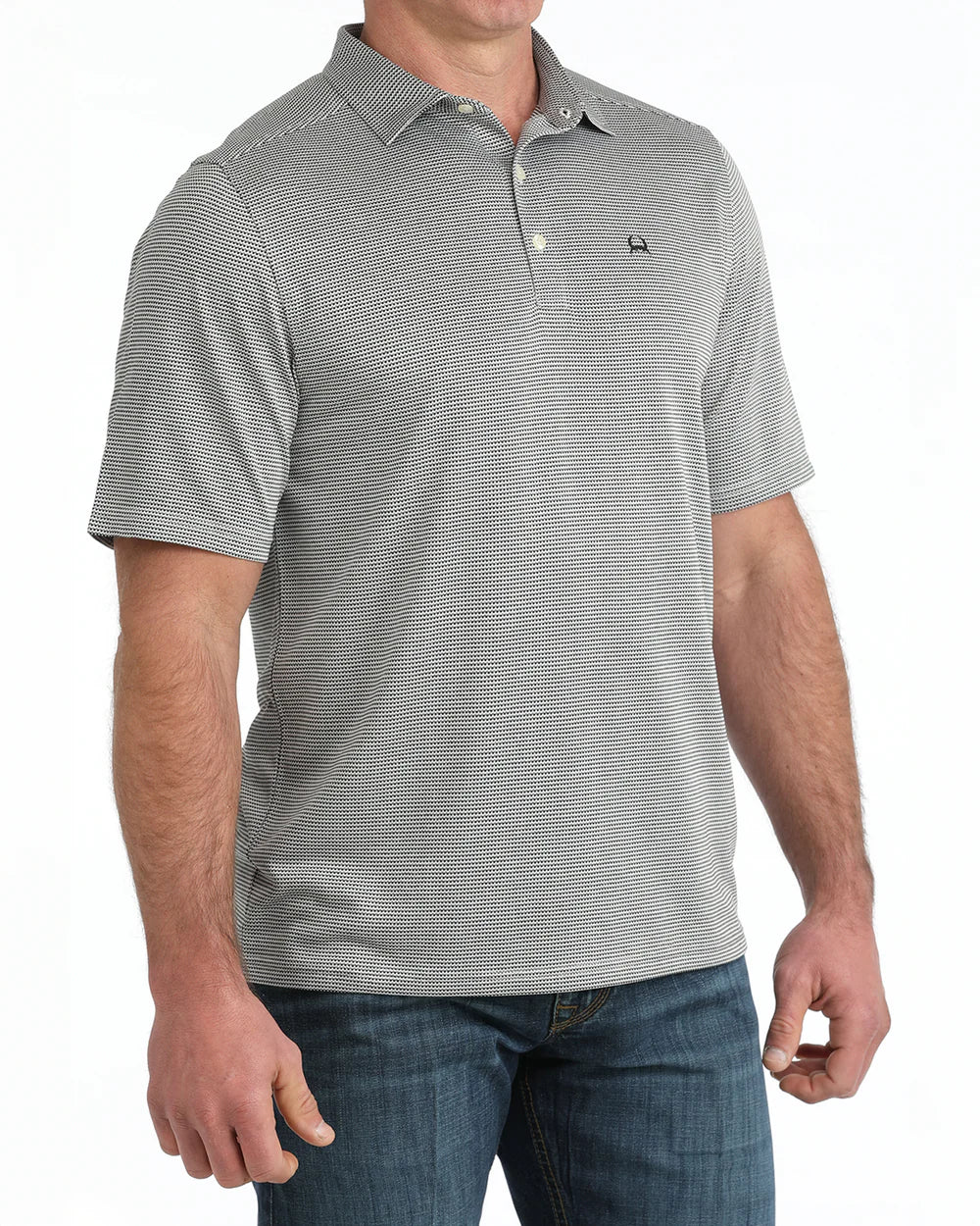 Cinch Mens Polo Shirt - Blue