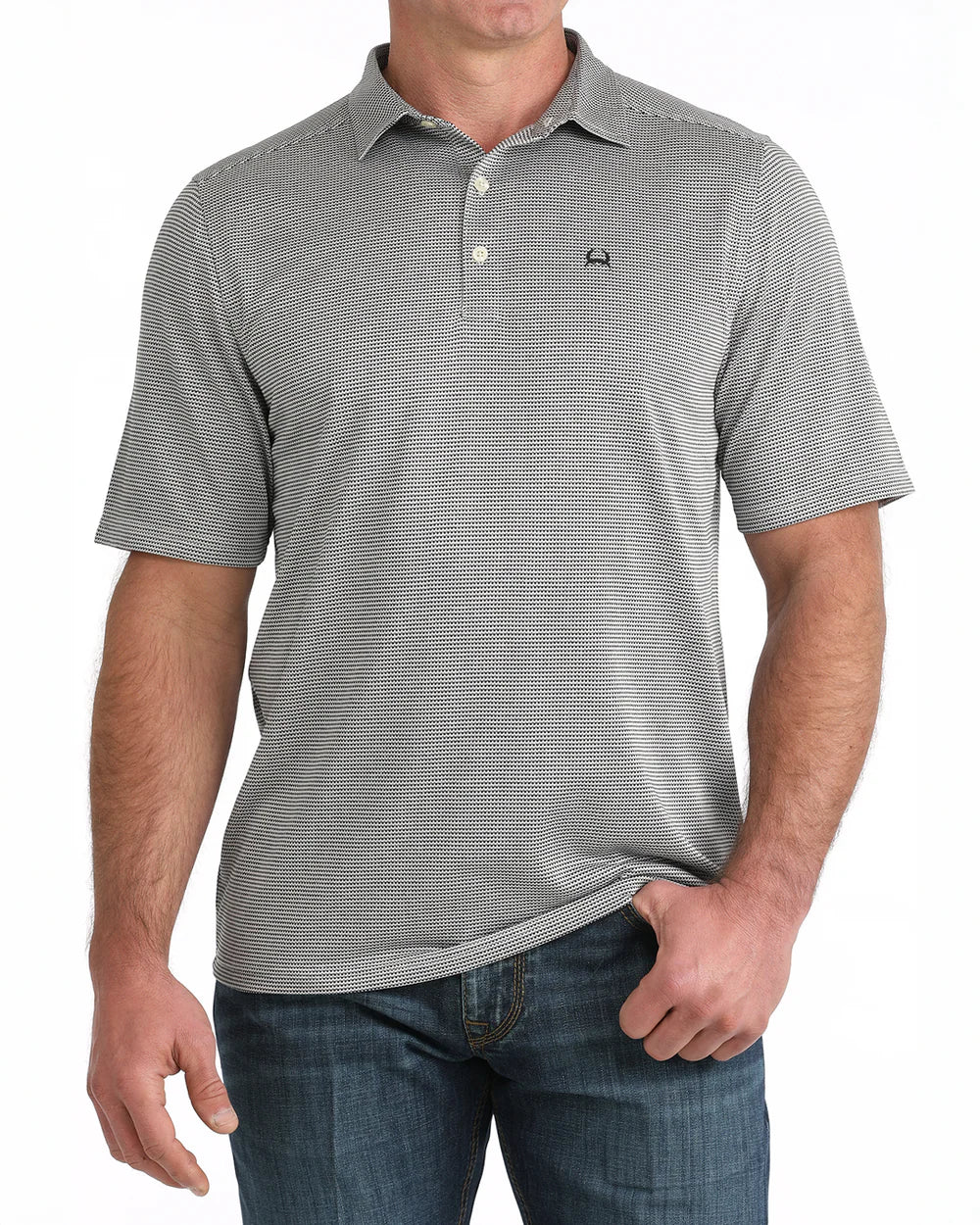 Cinch Mens Polo Shirt - Blue