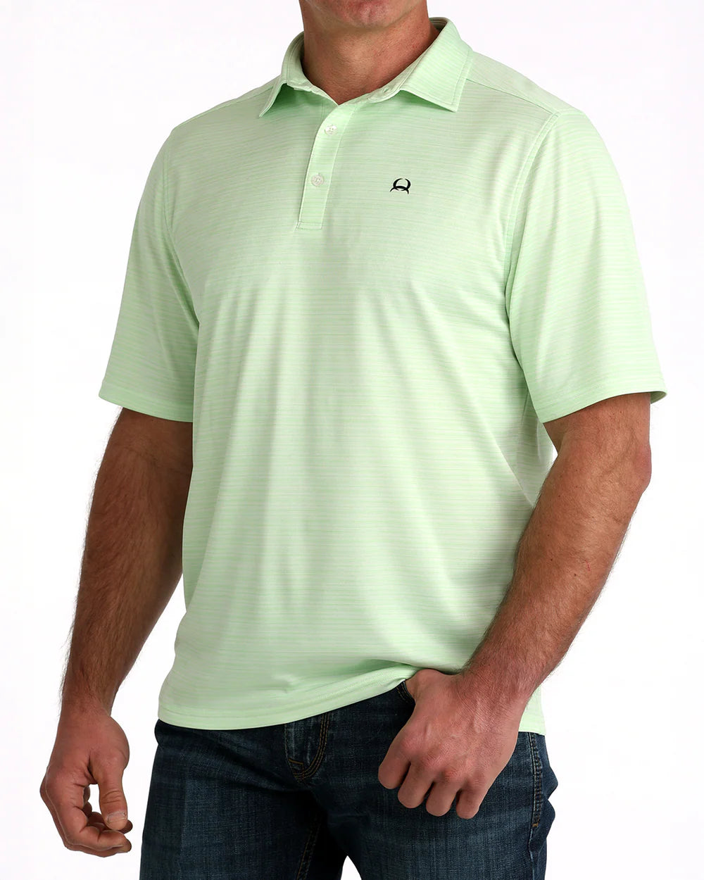 Cinch Mens Polo Shirt - Green
