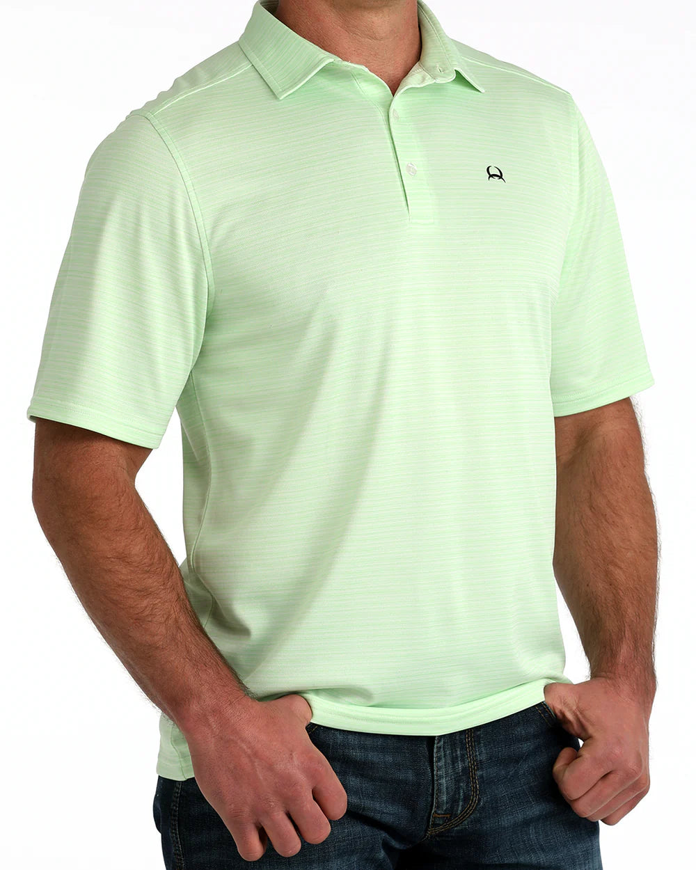 Cinch Mens Polo Shirt - Green