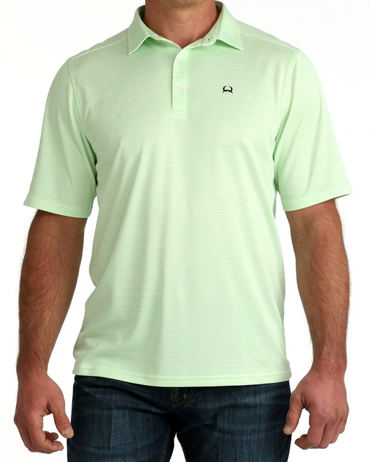 Cinch Mens Polo Shirt - Green