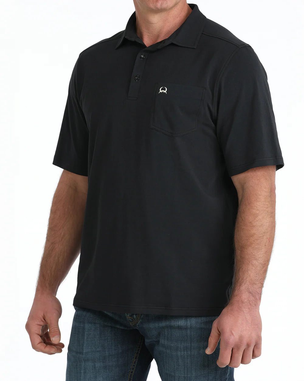 Cinch Mens Polo Shirt - Black
