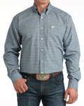 Cinch Mens Longsleeve Shirt - Blue Plaid