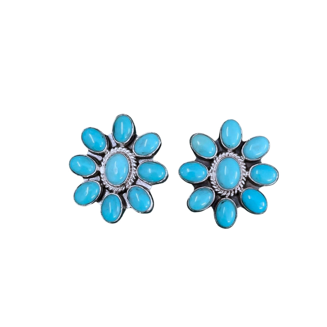 Snow Daisy Earrings
