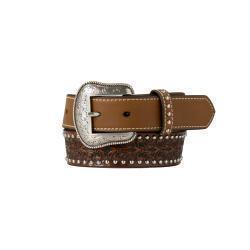Nocona Smooth Billet Nail Head Boy's Belt