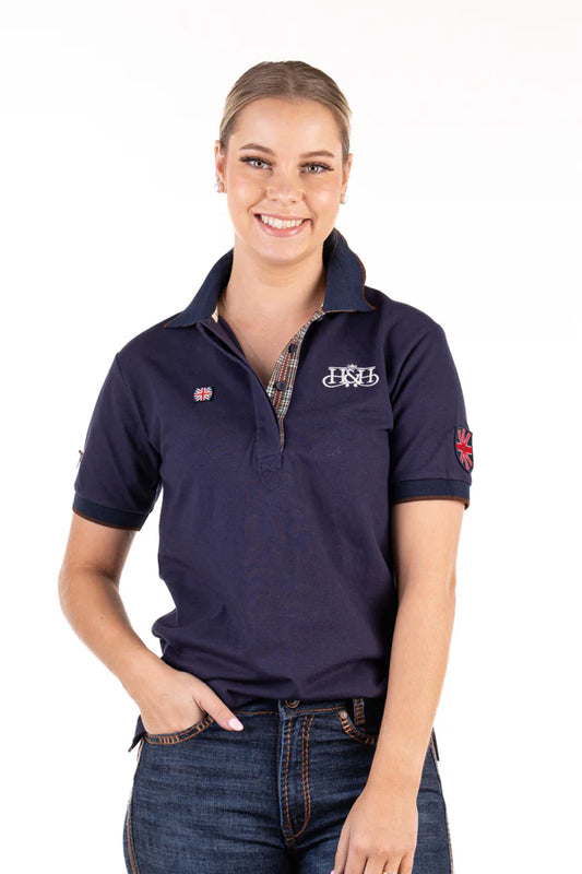 H&H Loose Fit Polo - Navy Blue