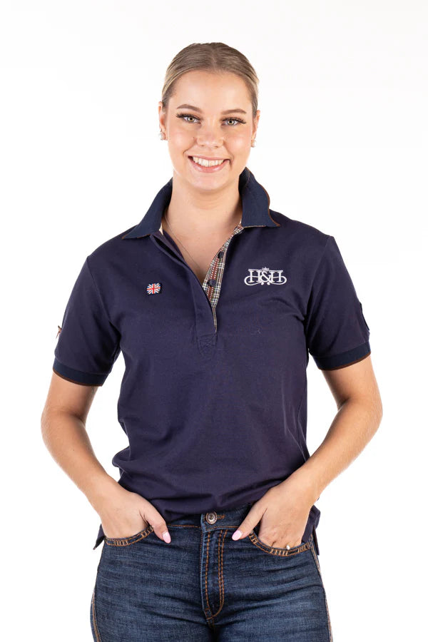 H&H Loose Fit Polo - Navy Blue