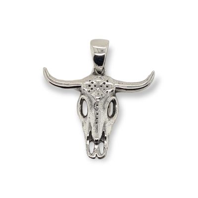 Mountain Creek Jewellery - S/S Steer Skull Pendant