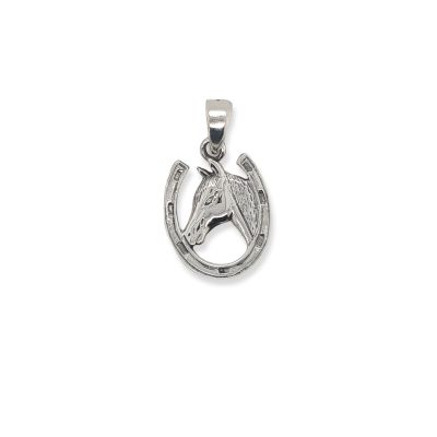Mountain Creek Jewellery Horse in Shoe Pendant & Chain