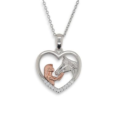 Mountain Creek Jewellery S/S & RGP Girl & Horse