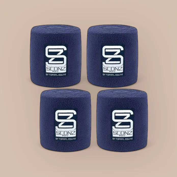 TopRail SCONZ Polo Wraps - Black
