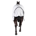 Cotton Blend Ripstop Horse Rug White with Navy Trim