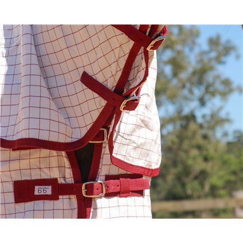 GG Australia Tear-Stop Combo - White w/ Maroon Trim