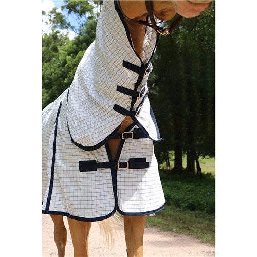 GG Australia Tear-Stop Combo - White w/ Navy Trim